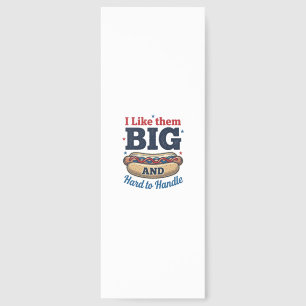 Funny Big Hot Dog Vintage T-Shirt Design_1 Bookmarks
