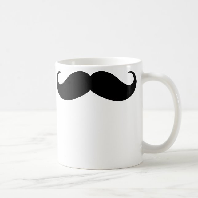 Funny Big Mustache Mug (Right)