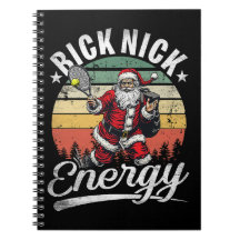 Funny Big Nick Energy Santa Tennis Christmas