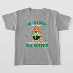Funny big Sister word art T-Shirt