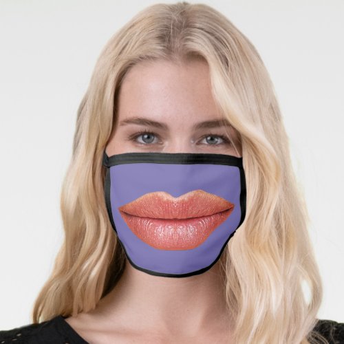 Funny Big Smile Womens Novelty Lips Custom Color Face Mask