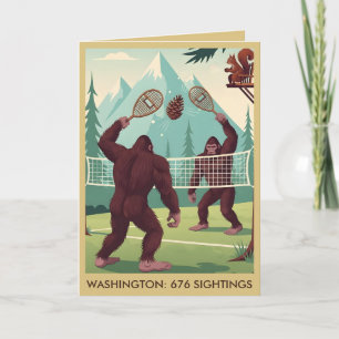 Funny Bigfoot Card