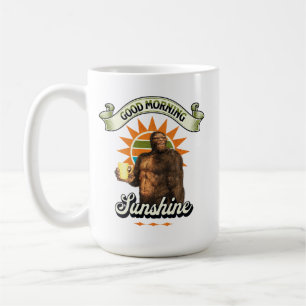 Funny Bigfoot Coffee Morning Humor Mug