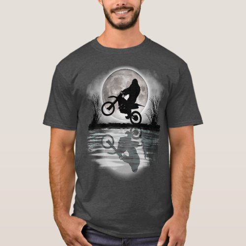 Funny Bigfoot Dirt Bike Rider Supercross Motocross T_Shirt