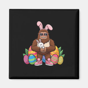 Funny Bigfoot Easter Bunny Mashup – Sasquatch With Magnet