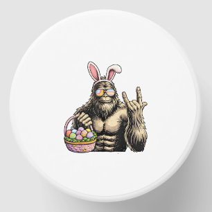 Funny Bigfoot Easter Egg Rock Sasquatch Easter Day Mini Candle Favors