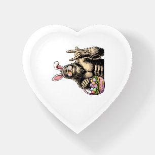 Funny Bigfoot Easter Egg Rock Sasquatch Easter Day Paperweight