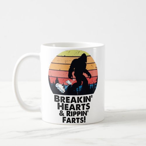 funny Bigfoot Fart Mug _ Breakin Hearts joke