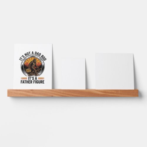 Funny Bigfoot Father Figure Beer Vintage T-Shirt D Picture Ledge