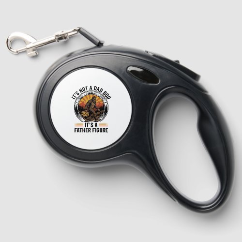 Funny Bigfoot Father Figure Beer Vintage T-Shirt D Retractable Pet Leash
