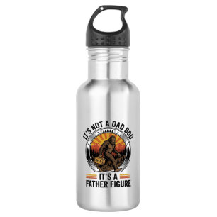 Funny Bigfoot Father Figure Beer Vintage T-Shirt D Stainless Steel Water Bottle