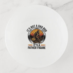 Funny Bigfoot Father Figure Beer Vintage T-Shirt D Trinket Tray