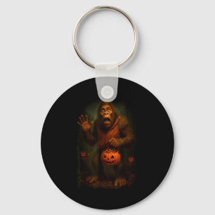 Funny Bigfoot Halloween Keychain