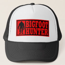 Funny BIGFOOT HUNTER Hat - Finding Bigfoot