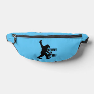Funny Bigfoot-I Believe in Myself Fanny Pack