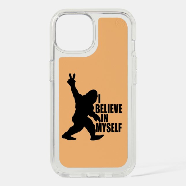 Funny Bigfoot-I Believe in Myself   Speck iPhone Case (Front)