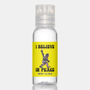Funny Bigfoot I Believe In Peace Hand Sanitizer