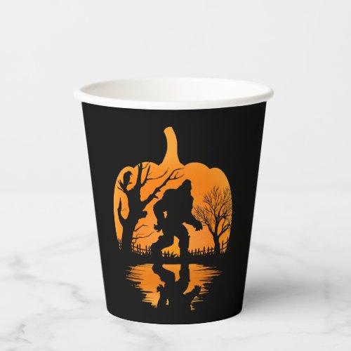 Funny Bigfoot Lover Halloween Gift _ Halloween  Paper Cups