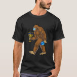 Funny Bigfoot Mask Menorah Hanukkah Quarantine  T-Shirt<br><div class="desc">Christmas Family Matching Outfits,  Christmas Family Matching,  Christmas Family Outfits Matching Sets,  Family Christmas T-Shirt,  Christmas Family Tshirts,  Christmas Family Matching T Shirts,  Christmas Family Shirts,  Christmas Matching Shirts For Family</div>