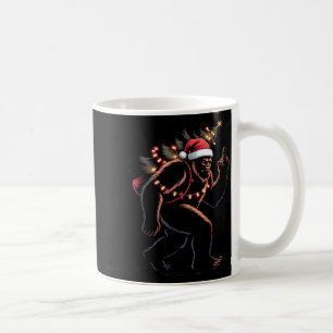 Funny Bigfoot Middle Finger Christmas Sasquatch An Coffee Mug