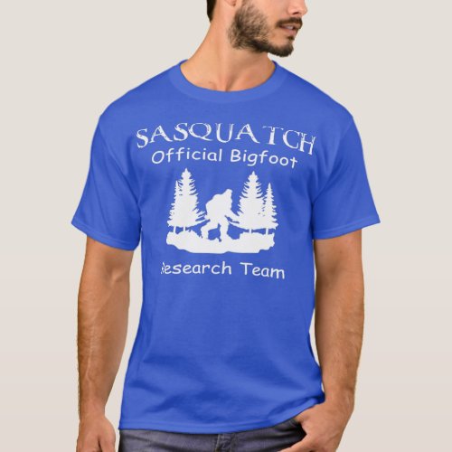 Funny Bigfoot Outdoor Sasquatch Research Team Offi T_Shirt