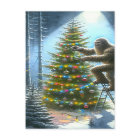 Funny Bigfoot Personalized Christmas