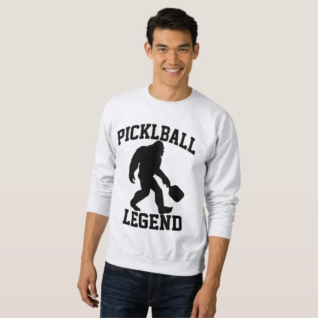 Funny Bigfoot Pickleball Legend  Sweatshirt (Front Full)