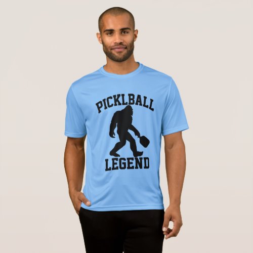 Funny Bigfoot Pickleball Legend  T_Shirt