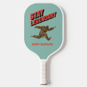 Funny Bigfoot Running Motivation Carbon Fiber Pickleball Paddle