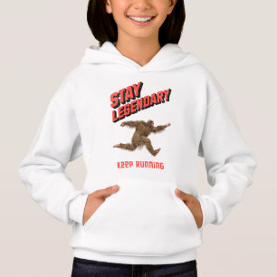 Funny Bigfoot Running Motivation Hoodie