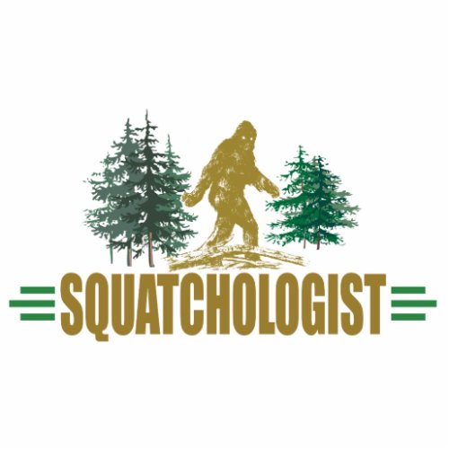 Funny Bigfoot Sasquatch Cutout