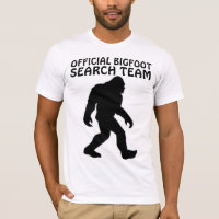 Funny BIGFOOT T-shirts, SEARCH TEAM