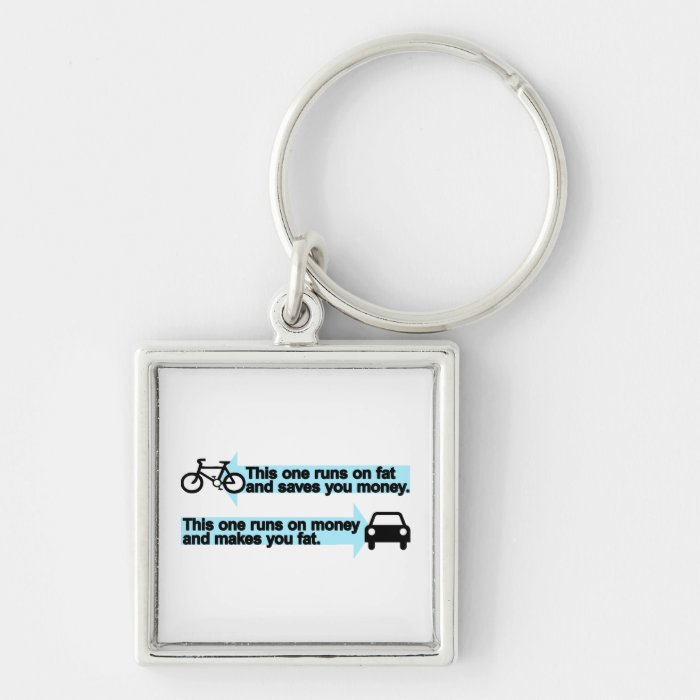 Funny Bike versus Car Key Chains