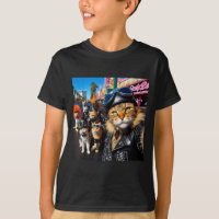 Funny Biker Cats Gangster Cats Street Motorcycle C