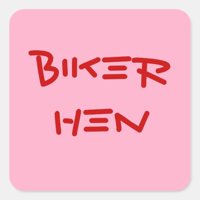 FUNNY BIKER CHICK STICKERS (Front)