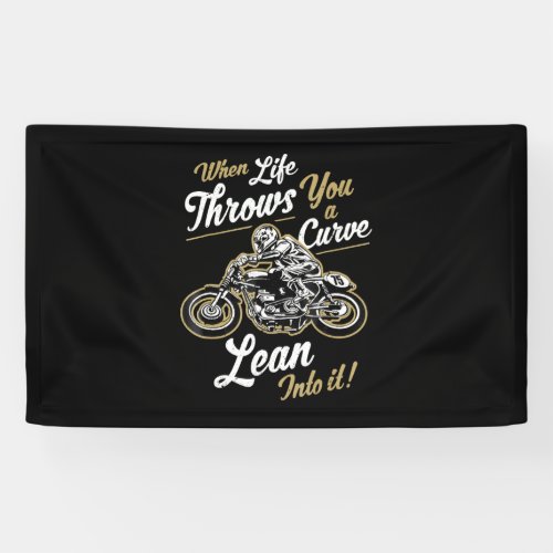 Funny Biker Quotes Sarcastic Motorcycle Rider Gift Banner