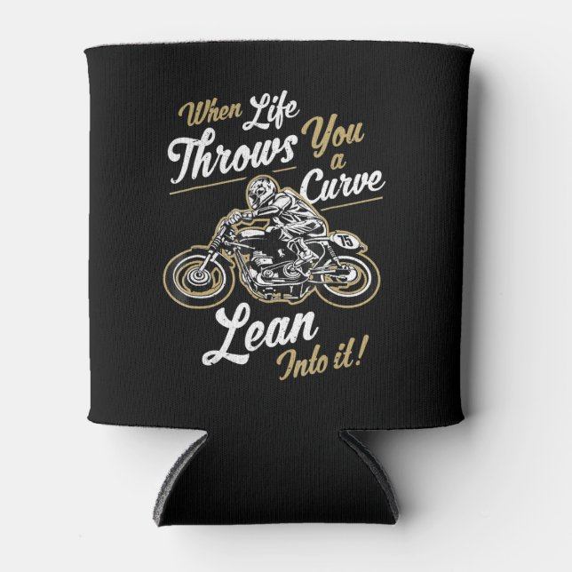 Funny Biker Quotes Sarcastic Motorcycle Rider Gift Can Cooler (Front)