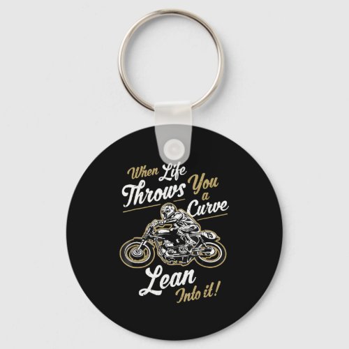 Funny Biker Quotes Sarcastic Motorcycle Rider Gift Keychain