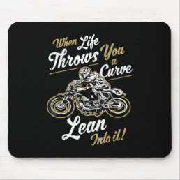 Funny Biker Quotes Sarcastic Motorcycle Rider Gift Mouse Pad