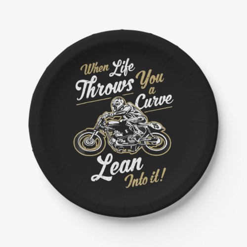 Funny Biker Quotes Sarcastic Motorcycle Rider Gift Paper Plates