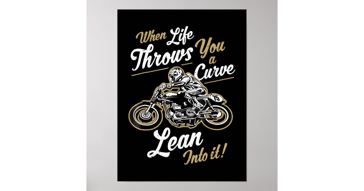 Funny Biker Quotes Sarcastic Motorcycle Rider Gift Poster | Zazzle