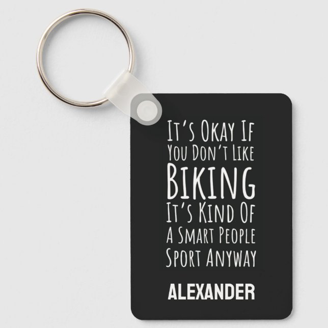 Funny Biking Keychain (Front)
