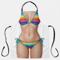 Funny Bikini Grill Apron – BBQ Novelty Gift