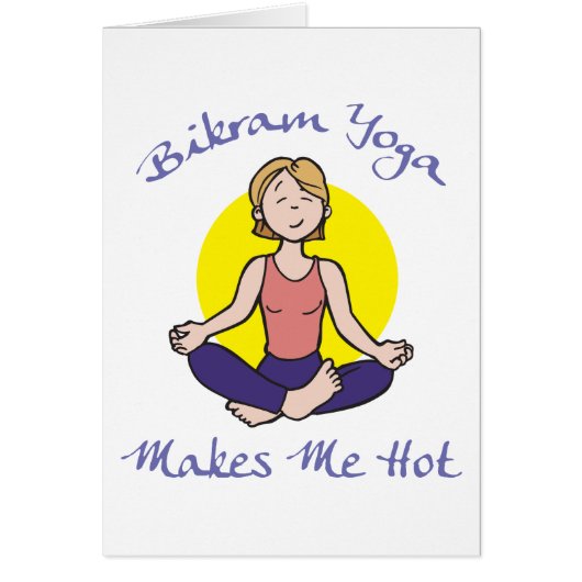 Funny Bikram Yoga Gift Cards (Front)