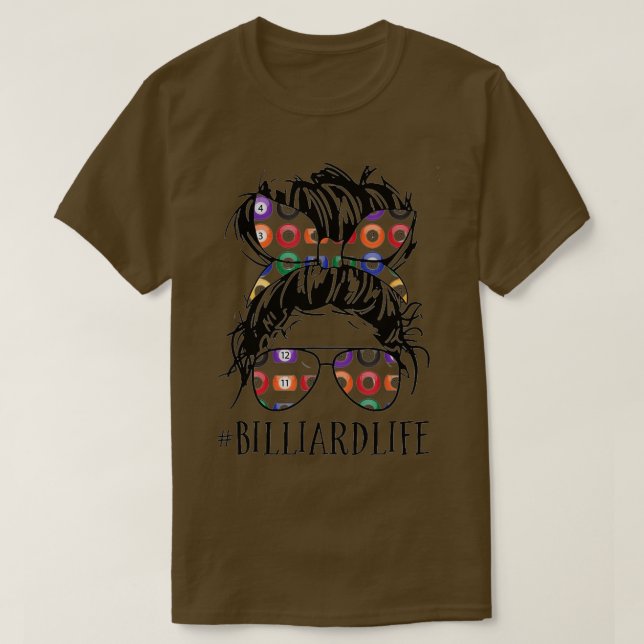 Funny Billiard Life for Pool Players League Womens T-Shirt (Design Front)