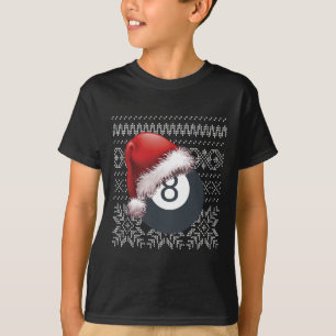 Funny Billiards 8 Ball For Pool Players League Bil T-Shirt