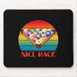 Funny Billiards 9 Ball Pool Player Vintage Nice Ra Mouse Pad