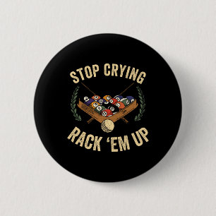 Funny Billiards Clothing Pool Players Apparel Snoo Button