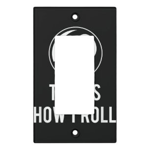 Funny Billiards Design For Pool Players Retro 8 Ba Light Switch Cover