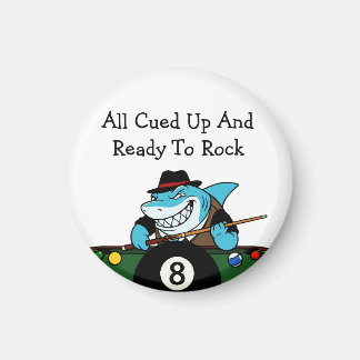 Funny Billiards Fanatic Cool Fridge Magnet